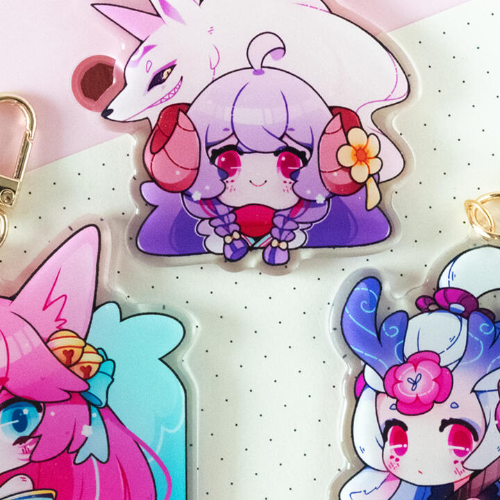 Acrylic Keyrings: Spirit Blossom (League of Legends)