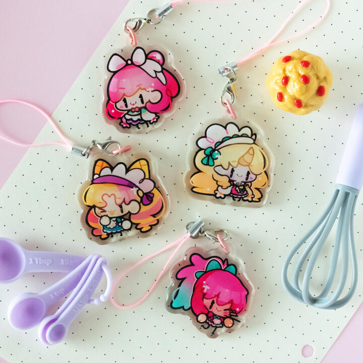 Phone Charms: Cafe Cuties (League of Legends) Phone Charms: Cafe Cuties (League of Legends)