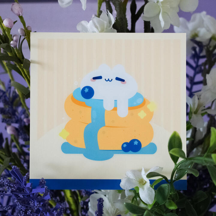 Print: Mewberry Pancakes Print: Mewberry Pancakes