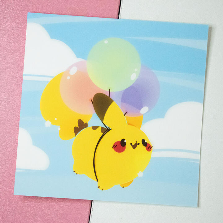 Print: Floating Pika (Fanart)