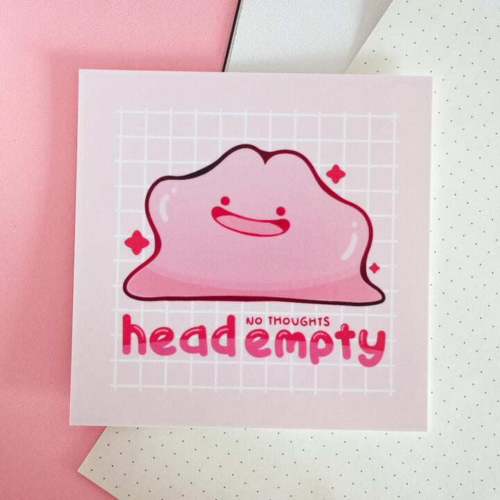 Print: Head Empty (Fanart) Print: Head Empty (Fanart)